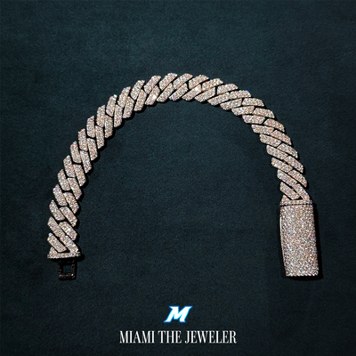 Cuban Prong Bracelet [10mm] - Miami The Jeweler