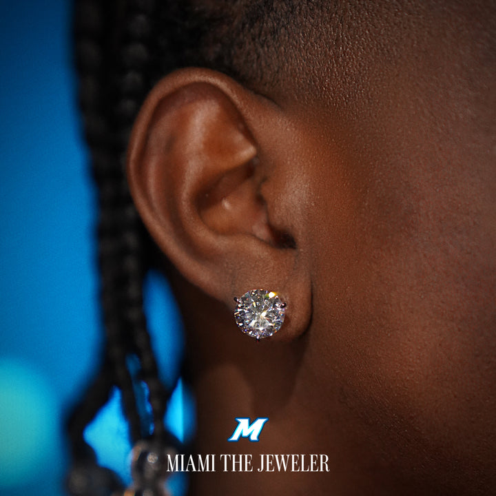 Moissanite Martini Studs