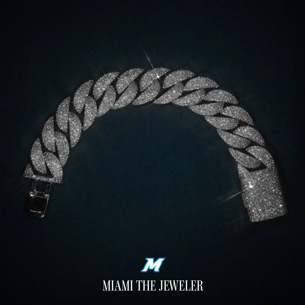 Moissanite Miami Cuban Bracelet [22mm] - Miami The Jeweler
