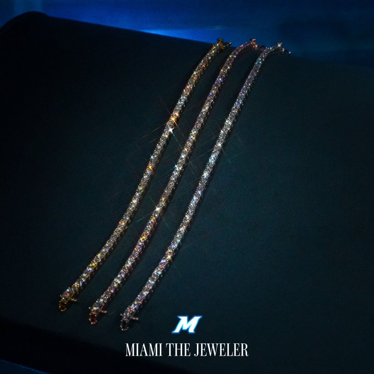 Moissanite Tennis Bracelet [3MM] - Miami The Jeweler