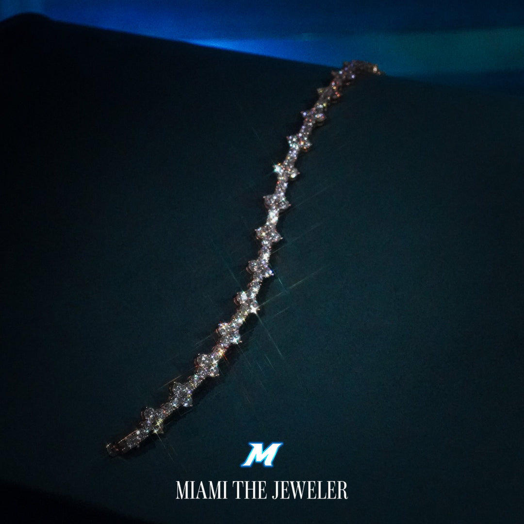 Moissanite Spike Bracelet