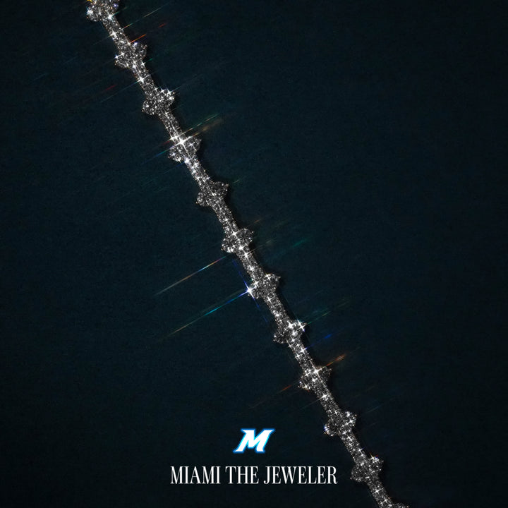 Moissanite Spike Bracelet