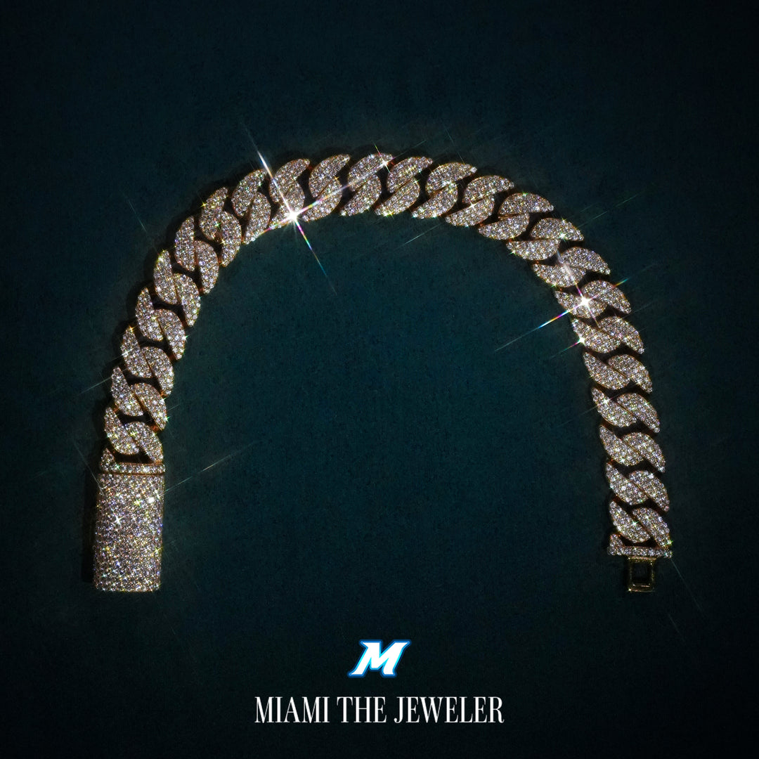 Moissanite Miami Cuban Bracelet [10mm]