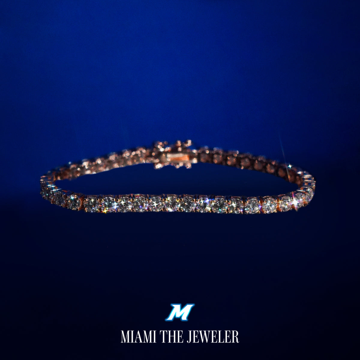 Moissanite Tennis Bracelet [4MM] - Miami The Jeweler