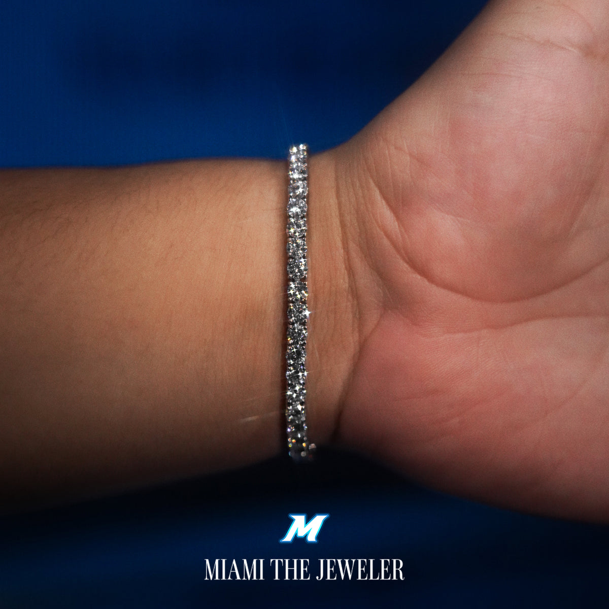 Moissanite Tennis Bracelet [4MM] - Miami The Jeweler