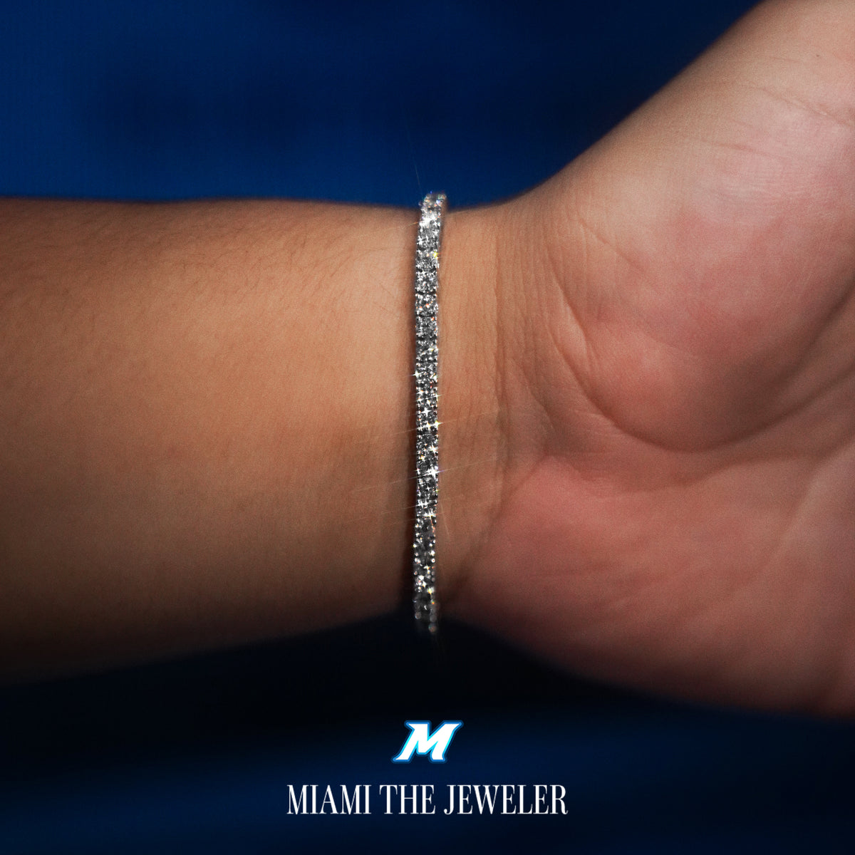 Moissanite Tennis Bracelet [3MM] - Miami The Jeweler