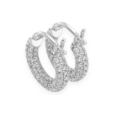 Bubbly Eternity Hoop Earrings - Miami The Jeweler