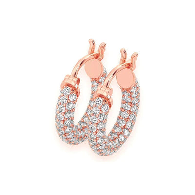 Bubbly Eternity Hoop Earrings - Miami The Jeweler