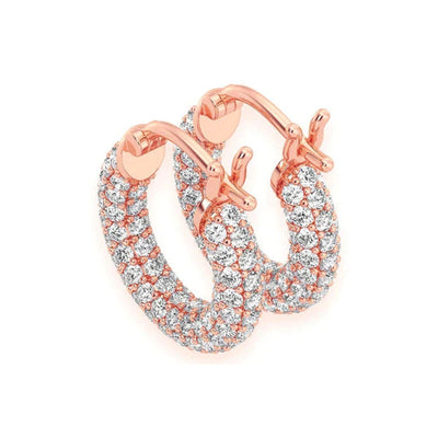 Bubbly Eternity Hoop Earrings - Miami The Jeweler