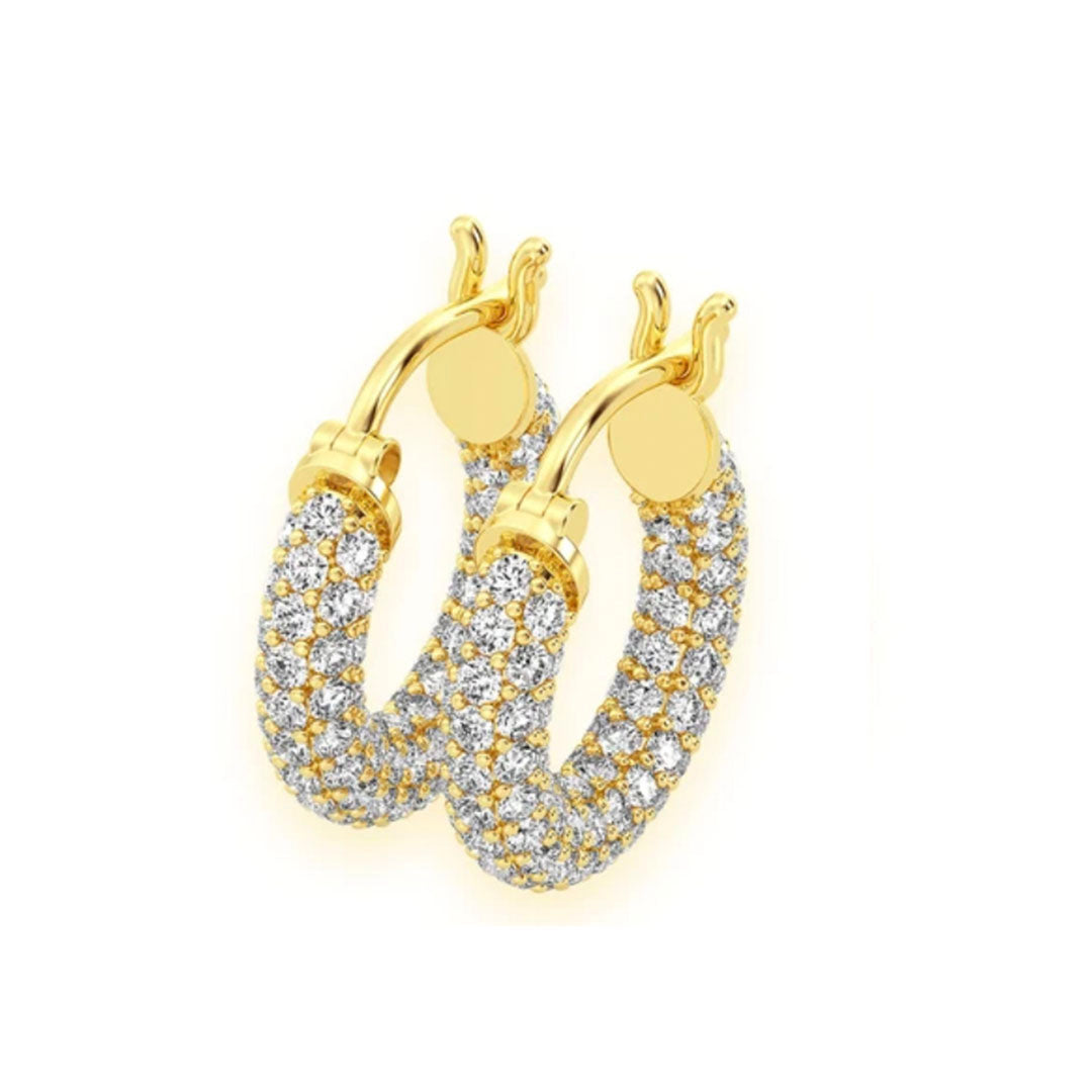 Bubbly Eternity Hoop Earrings - Miami The Jeweler