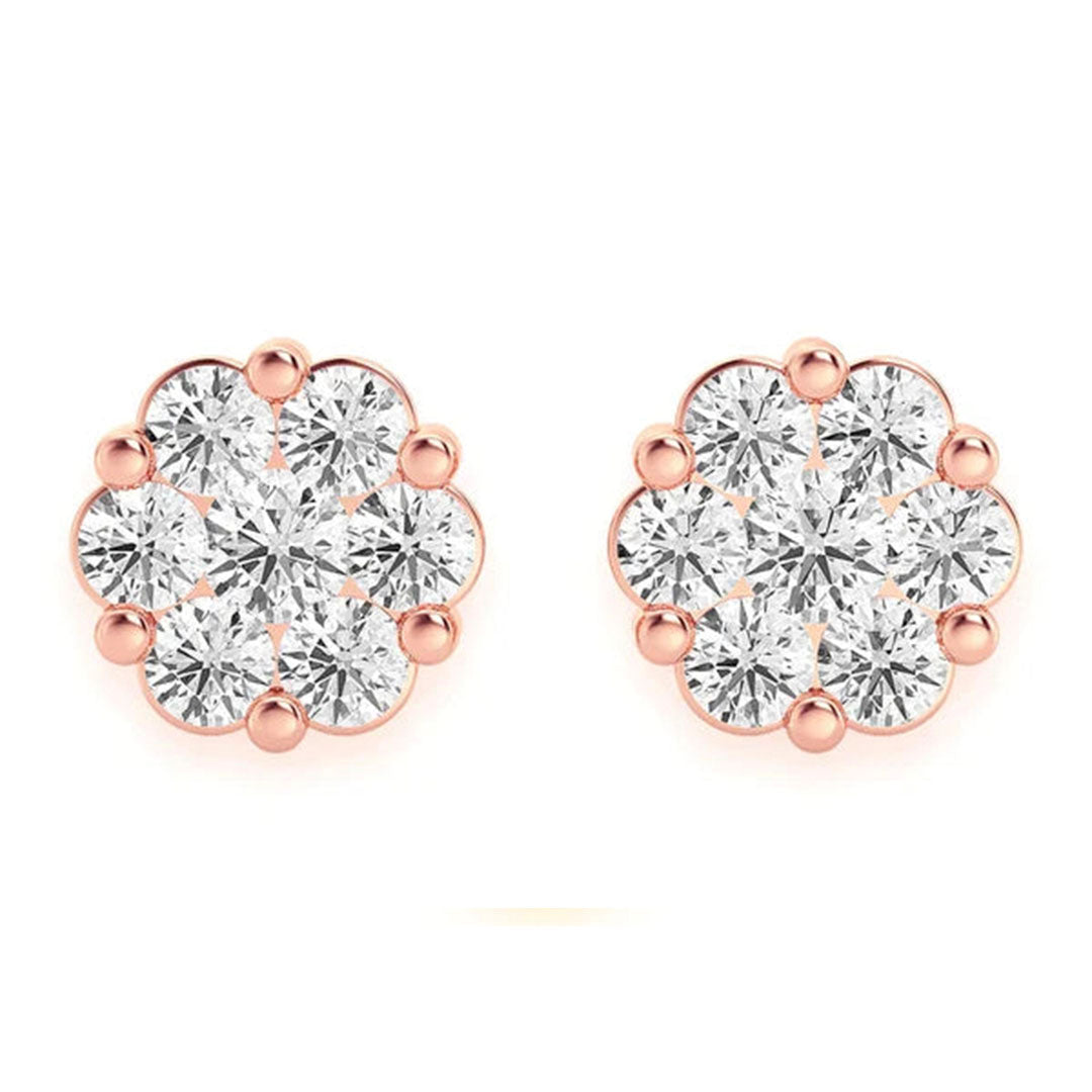 Flower Stud Earrings - Miami The Jeweler