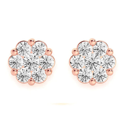 Flower Stud Earrings - Miami The Jeweler