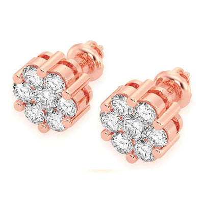 Flower Stud Earrings - Miami The Jeweler