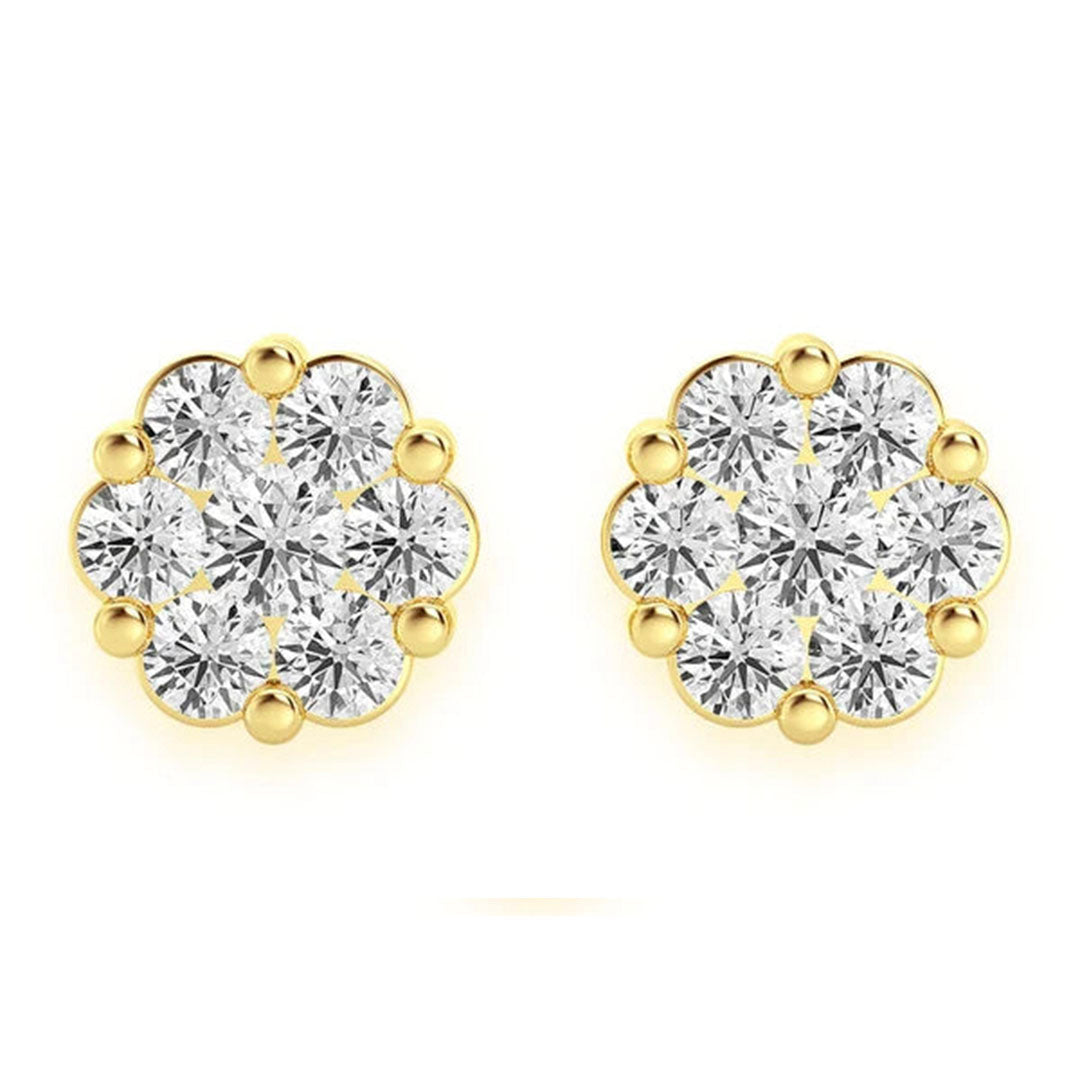 Flower Stud Earrings - Miami The Jeweler