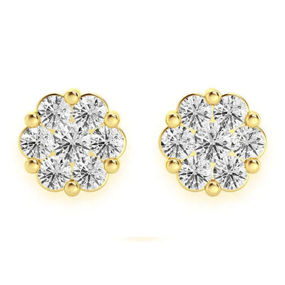 Flower Stud Earrings - Miami The Jeweler