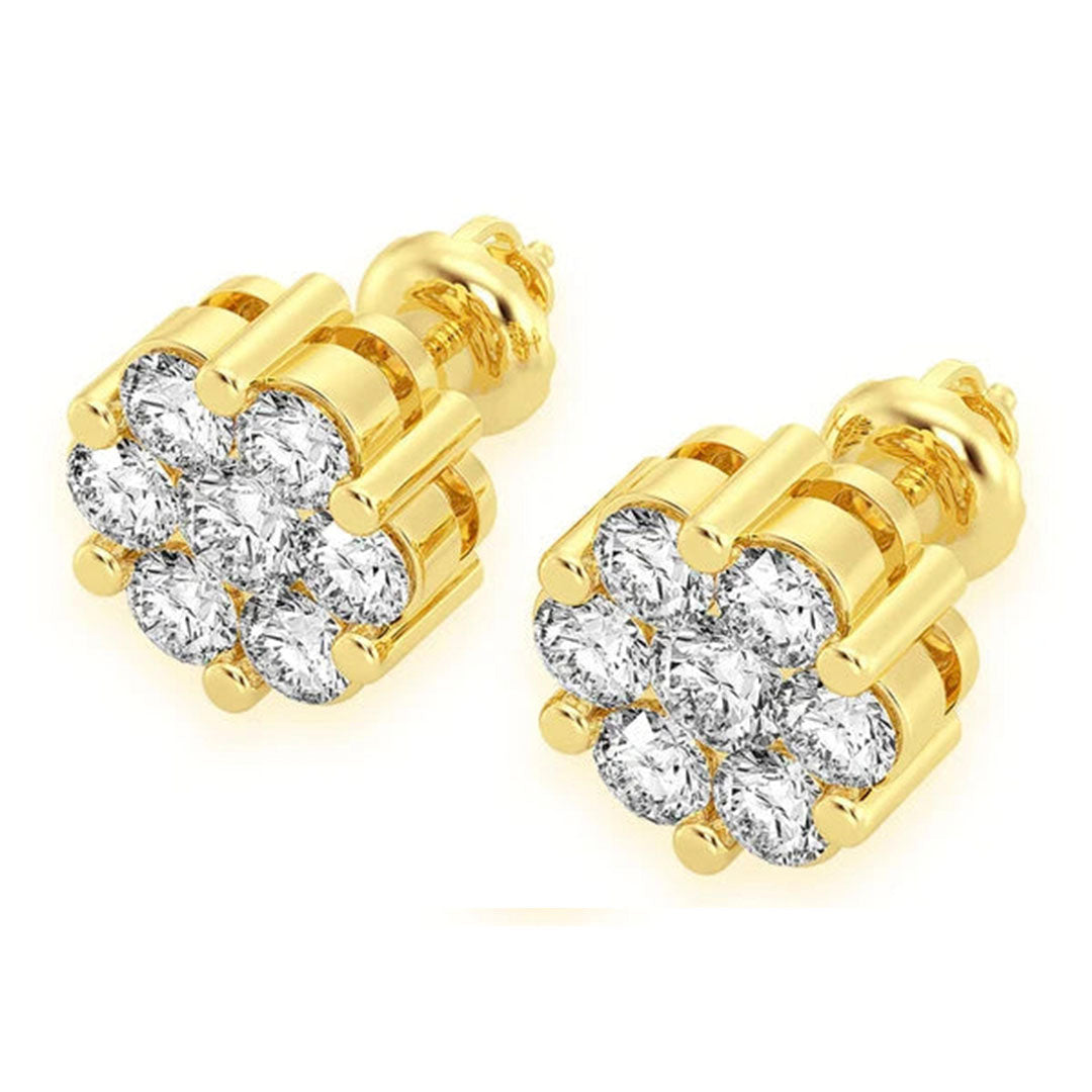 Flower Stud Earrings - Miami The Jeweler