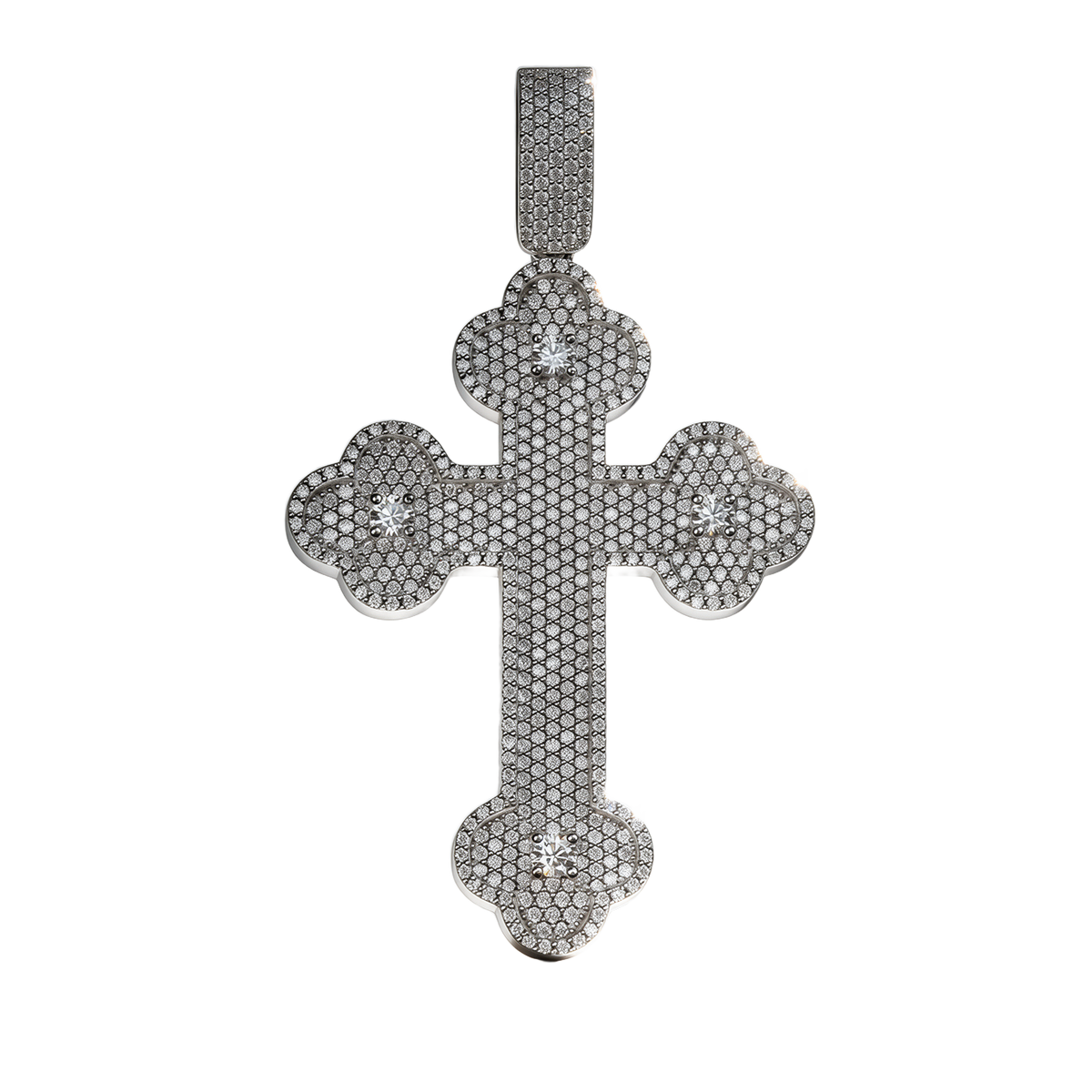 Moissanite Cross Pendant