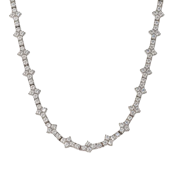 Moissanite Spike Tennis Chain [3mm]