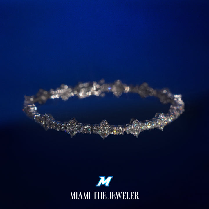 Moissanite Spike Bracelet