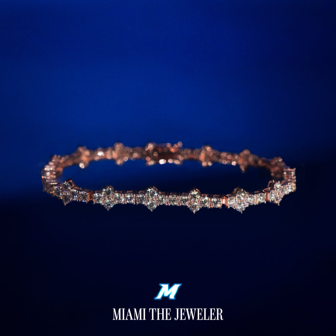 Moissanite Spike Bracelet