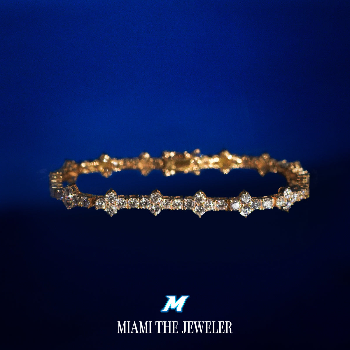 Moissanite Spike Bracelet - Miami The Jeweler