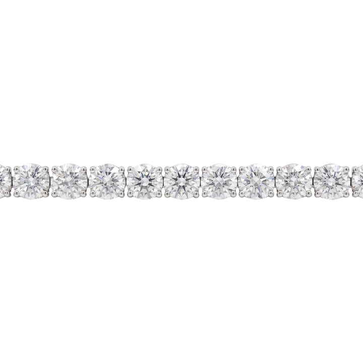 Moissanite Tennis Chain [6.5MM / 22in / White]