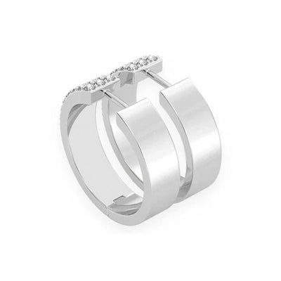 Extra Large Three Row Huggie Hoop Earrings - Miami The Jeweler