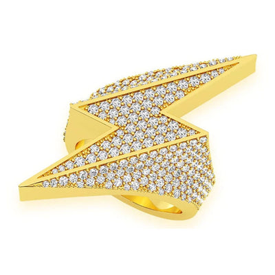 Lightning Bolt Ring - Miami The Jeweler