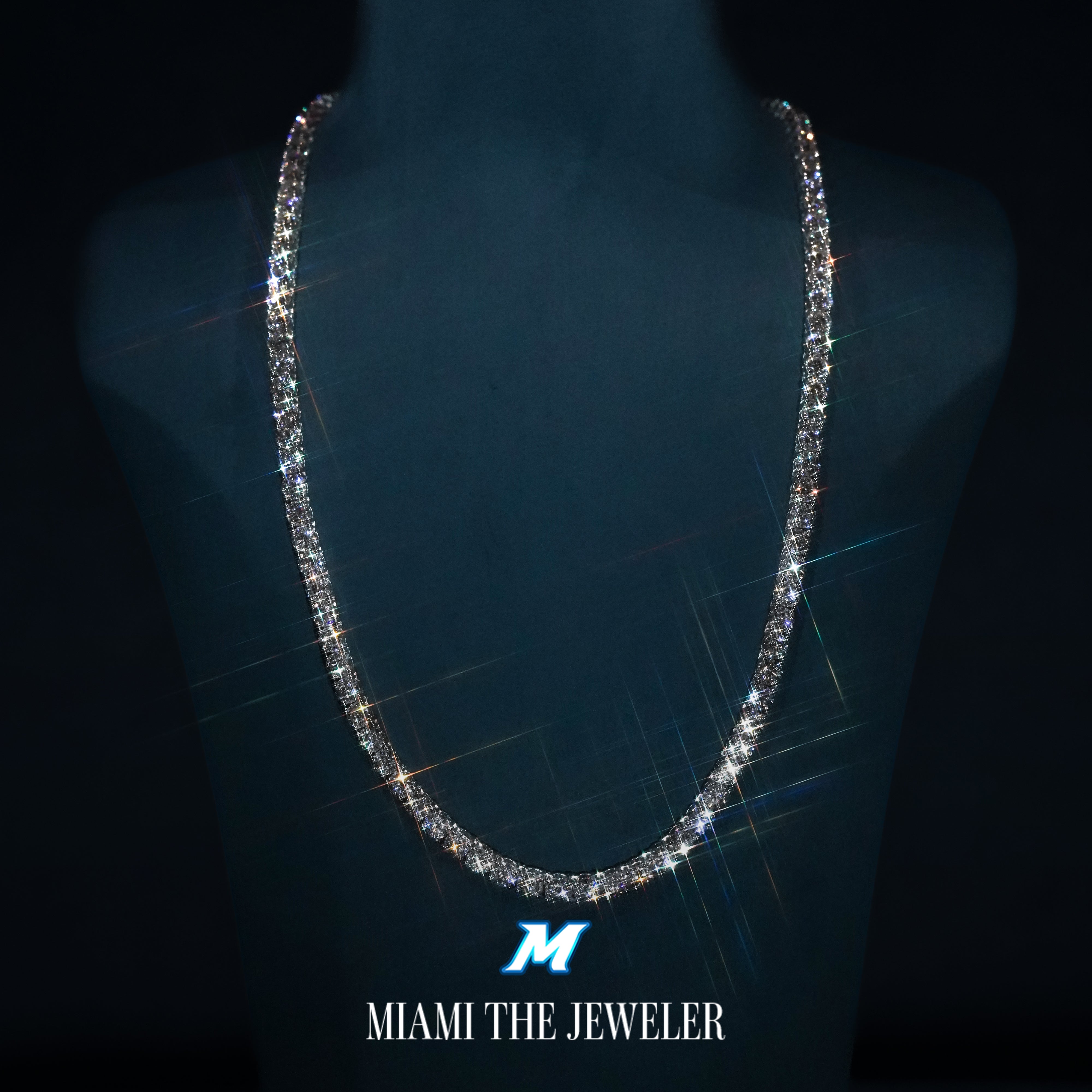 Diamond Tennis Chain - Miami The Jeweler
