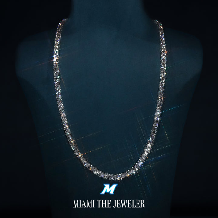 Moissanite Tennis Chain [5MM]
