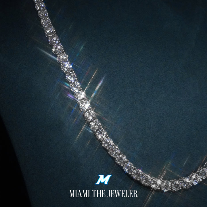 Moissanite Tennis Chain [5MM]