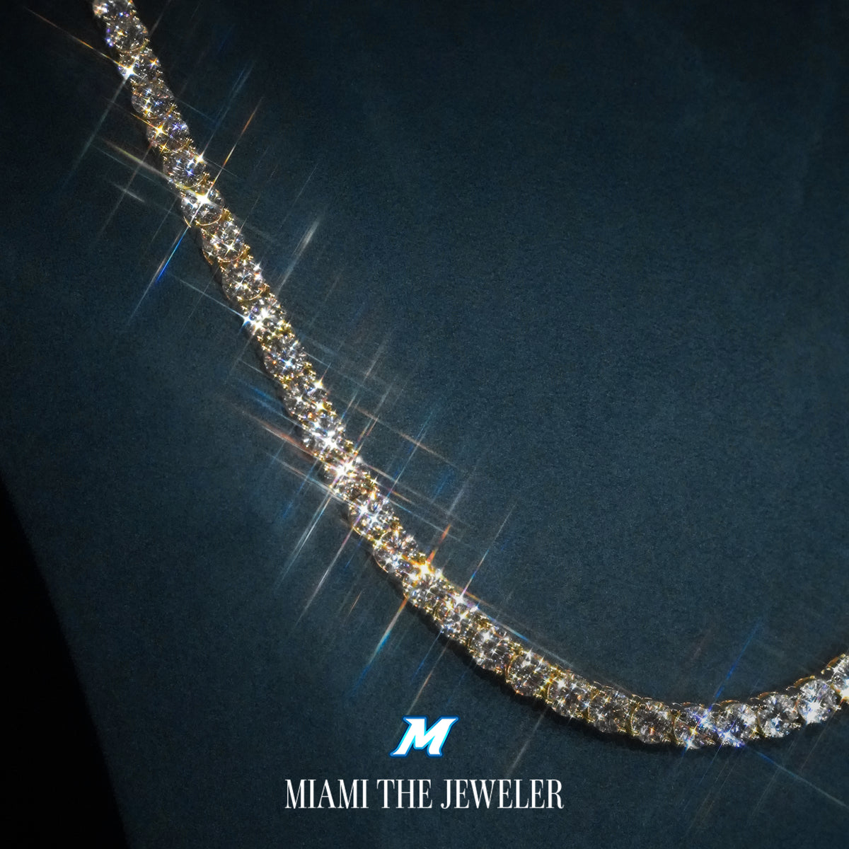 Moissanite Tennis Chain [5MM] - Miami The Jeweler