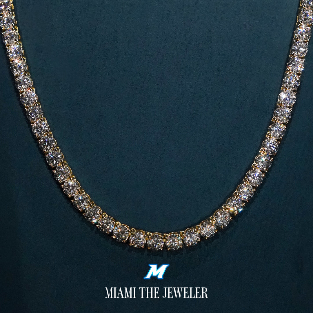 Moissanite Tennis Chain [5MM]