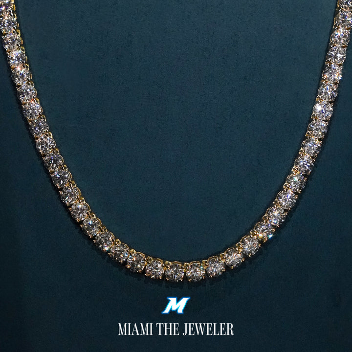 Moissanite Tennis Chain [5MM]