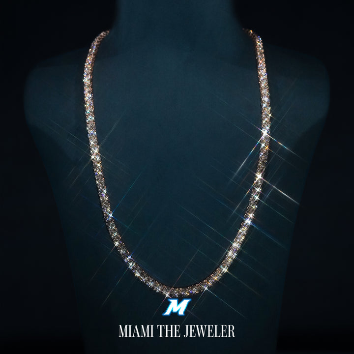 Moissanite Tennis Chain [5MM]
