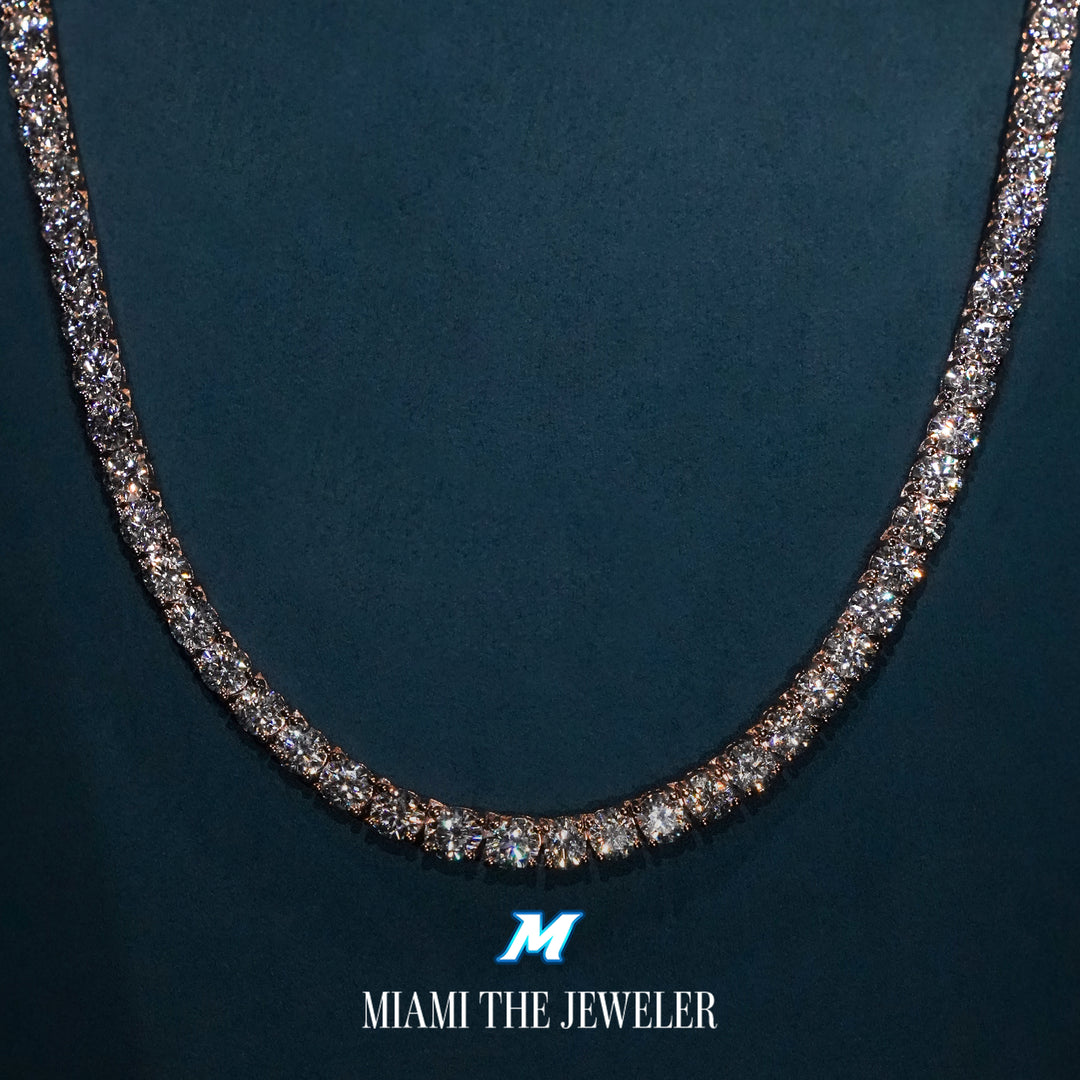 Moissanite Tennis Chain [5MM]