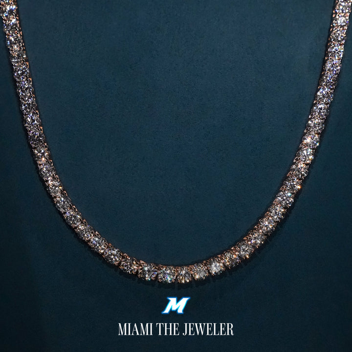 Moissanite Tennis Chain [5MM]